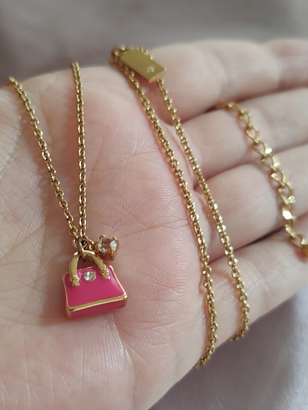 Kate Spade Tiny Purse Necklace 👛